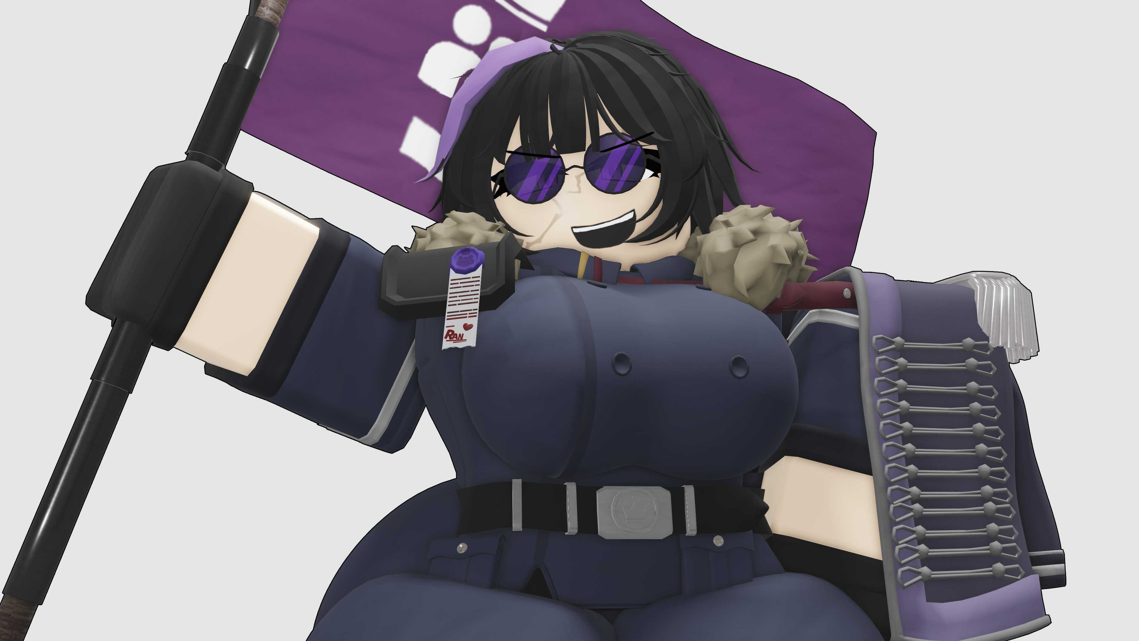 1girls, 3d, ass, breasts, caffinatedbuns, clothing, grave/digger, lancer (grave/digger), roblox, roblox game, robloxian, royal nation (grave/digger), tagme, thighs