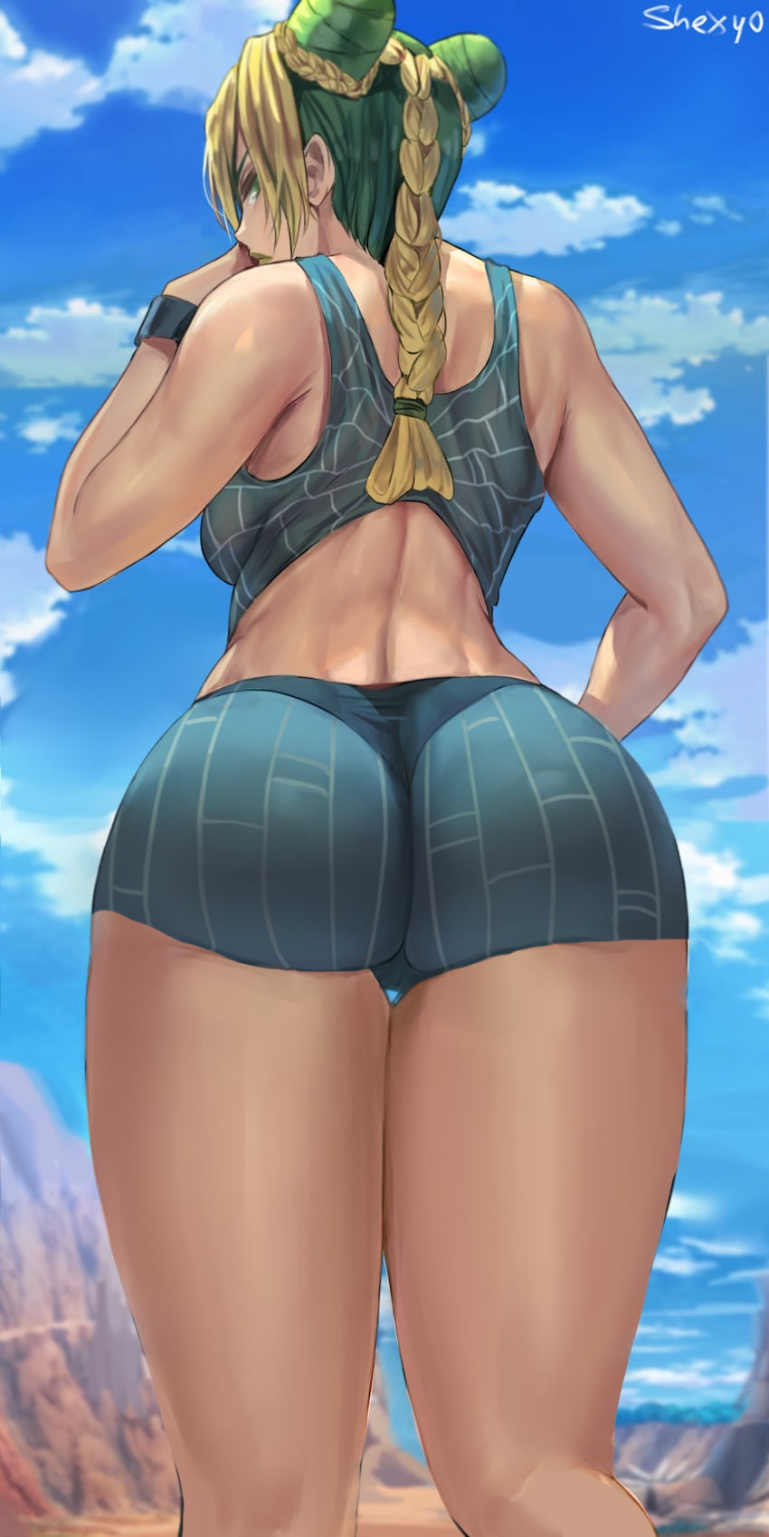 female, jojo's bizarre adventure, jolyne kujo, shexyo, tagme