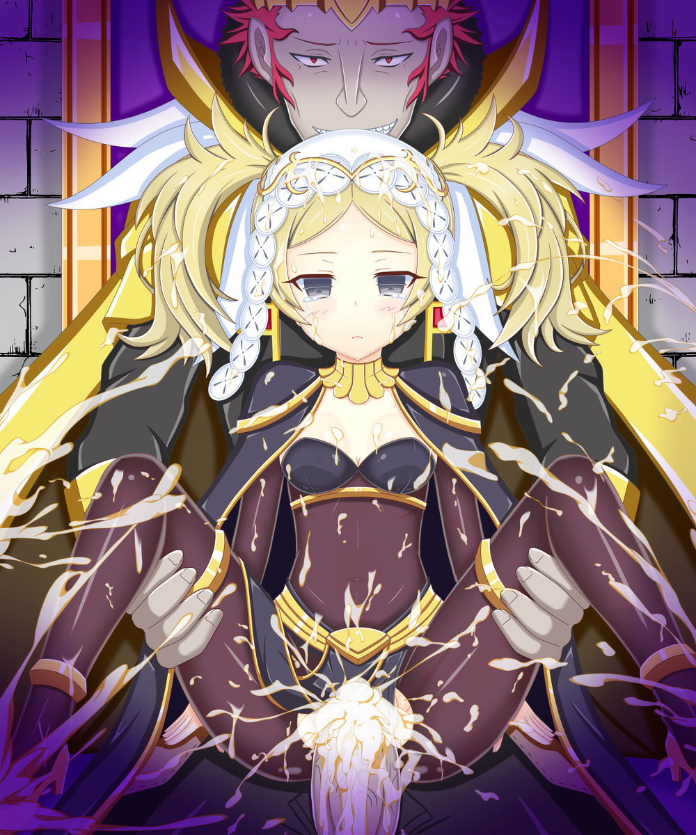 bukkake covered_in_cum cum_on_breasts cum_on_face cum_on_hair fire_emblem fire_emblem_awakening gangrel_(fire_emblem) lissa_(fire_emblem) penetration rape sex tharja_(fire_emblem)_(cosplay) tyagama vaginal_penetration