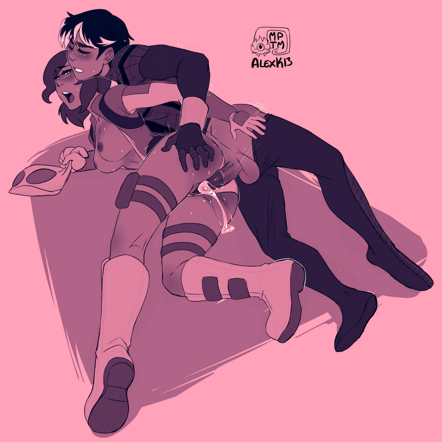 1girls, ass, breasts, cosplay, creampie, cum, cum in pussy, cum inside, female, female penetrated, gwen poole, gwenpool, gwenpool (cosplay), gwenpool (series), hand on ass, looking pleasured, male, male/female, marvel, marvel comics, mouth open, my pet tentacle monster, nipples, penetration, peter parker, pussy, sex, spider-man, spider-man (cosplay), spider-man (series), straight, straight hair, vaginal penetration, vaginal sex