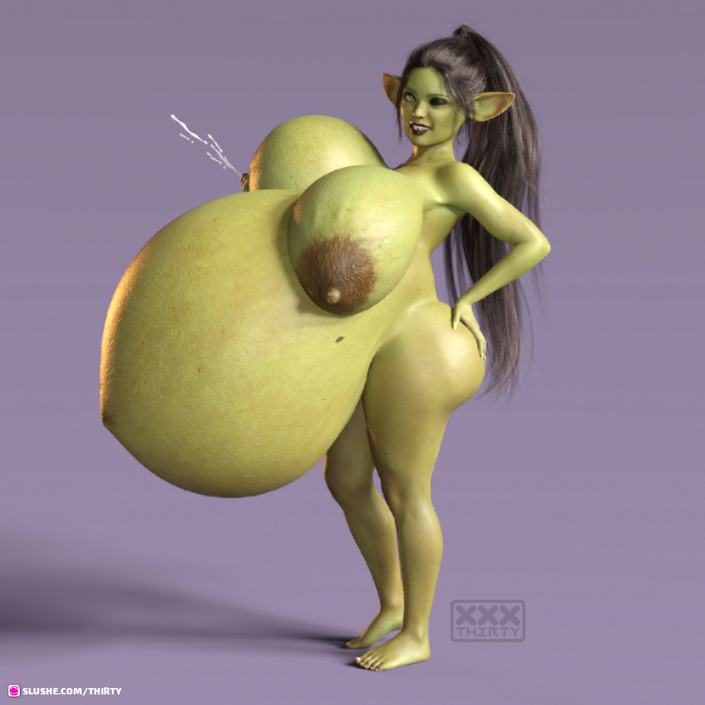 1girls 3d breasts butt female female_only goblin goblin_female huge_belly huge_breasts hyper_belly hyper_pregnancy lactation large_breasts milk pregnant ready_to_pop thirty