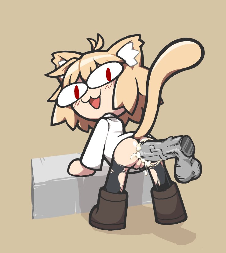 :3, 1boy, 1girls, 2021, 2d, anal, anal sex, animal ear fluff, animal ears, antenna hair, anthro, ass, ass focus, back view, backsack, balls, ballsack, bent over, black pants, black pantyhose, blush, boots, breasts, brown background, brown footwear, cameltoe, cat ears, cat girl, cat tail, catgirl, cum, cum in ass, cum inside, erection, felid humanoid, feline humanoid, female, from behind, gummuru, leaning on object, looking at viewer, looking back, male, melty blood, mob face, monster girl, neco-arc, no pants, open mouth, orange hair, pants, pantyhose, penis, pussy, red eyes, ripped pants, sex, shadow, short hair, simple background, slit pupils, small breasts, smile, spread legs, spreading, straight, sweater, tail, testicles, torn clothes, torn pantyhose, tsukihime, turtleneck, turtleneck sweater, type-moon, uncensored, white shirt, white sweater