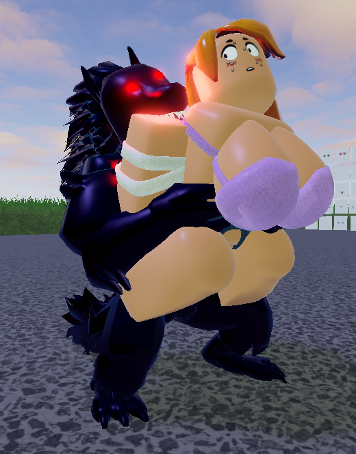 1boy 1boy1girl 1girls 3d anthro_penetrating black_fur blush bra filogir from_behind_position huge_breasts interspecies male/female male_penetrating_female rape red_eyes roblox roblox_game robloxian shocked_expression sophila susi_baka_imposter suspension sweat tagme vaginal_penetration werewolf whorblox_adventure