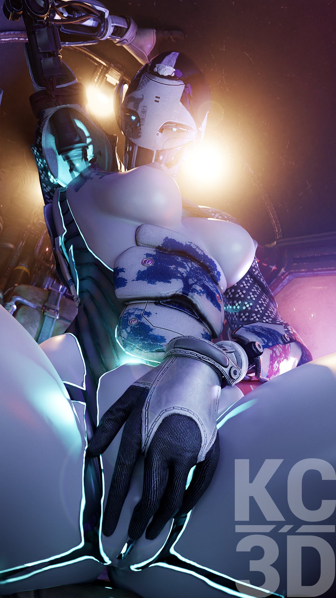 1girls 3d ada-1 android big_boobs big_breasts blue_eyes blue_pussy boobs breasts bungie busty destiny_(game) destiny_2 exo female female_masturbation female_only fingering fingering_self kc3d looking_at_viewer masturbation nipples pussy robot robot_girl robot_humanoid solo solo_female thick_thighs tits vagina white_body