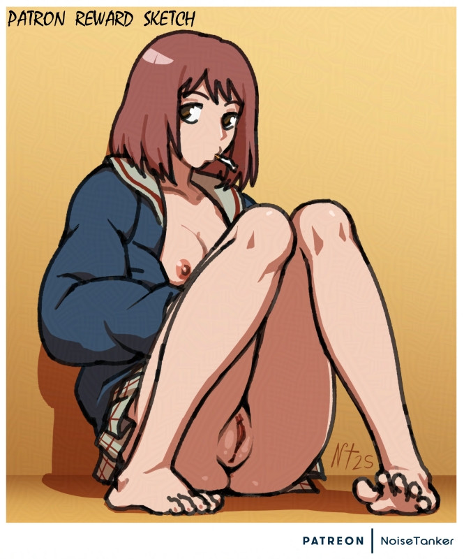 1girls anus ass barefoot breasts female flcl mamimi_samejima noisetanker nude pussy tagme