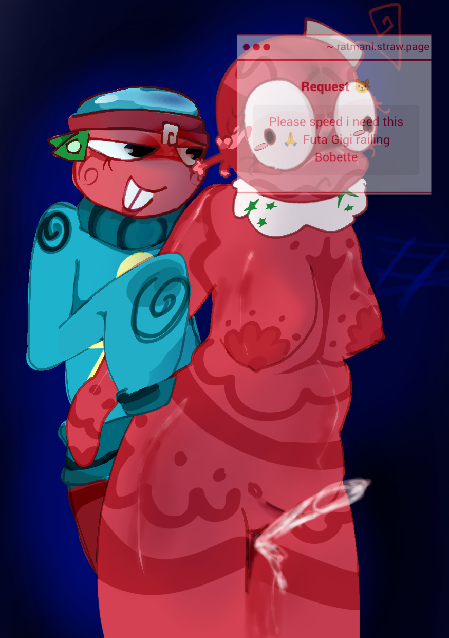 1futa backshots bobette_(dandy's_world) dandy's_world dandys_world derp derp_eyes dickgirl dickgirl/female futa_on_female futadom futanari gigi_(dandy's_world) liquid o.o rat_mani roblox smirk snarky squirt standing standing_sex standing_up strawpage strawpage_request sweater sweater_only