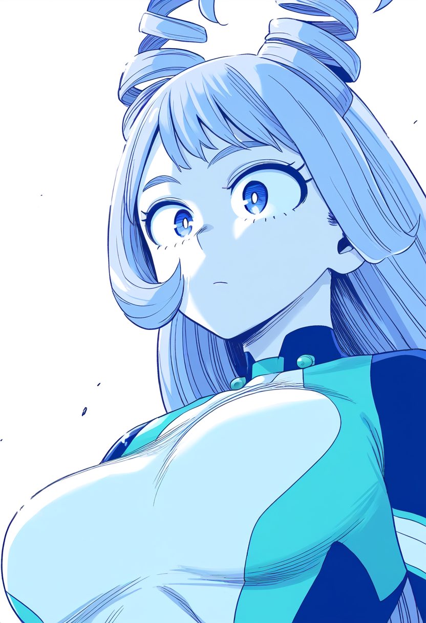 1girls ai_generated blue_bodysuit blue_eyes blue_hair bodysuit boku_no_hero_academia breasts closed_mouth drill_hair female female_focus female_only hadou_nejire hadou_nejire_(hero_outfit) hi_res horoyoi_drink large_breasts light_blue_hair long_hair looking_at_viewer matching_hair/eyes my_hero_academia nejire_hado nejire_hado_(hero_outfit) skin_tight solo twin_drills very_long_hair white_background