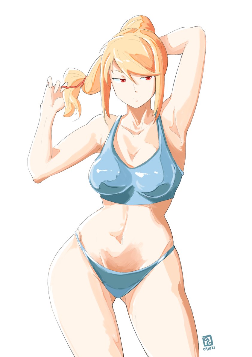 automatic giraffe, female, metroid, nintendo, samus aran
