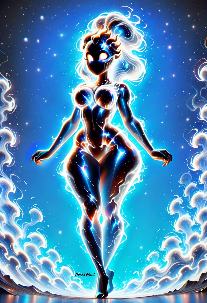 1girls ai_generated breasts darkeffect elemental_creature elemental_humanoid feet_together female female_focus female_only fire fire_creature fire_hair fire_humanoid flame flames high_heels no_mouth nude small_waist solo solo_female solo_focus