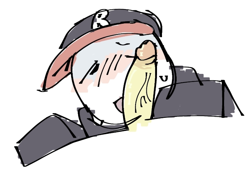 blush blush_lines colored_sketch doodle guest_(roblox) licking_penis noob_(roblox) penis penis_on_face penis_out roblox robloxian self_upload sweatdrop yellow_penis