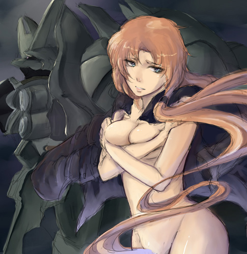 1girls breasts female gundam gundam_unicorn long_hair marida_cruz pointy_chin tagme zeon