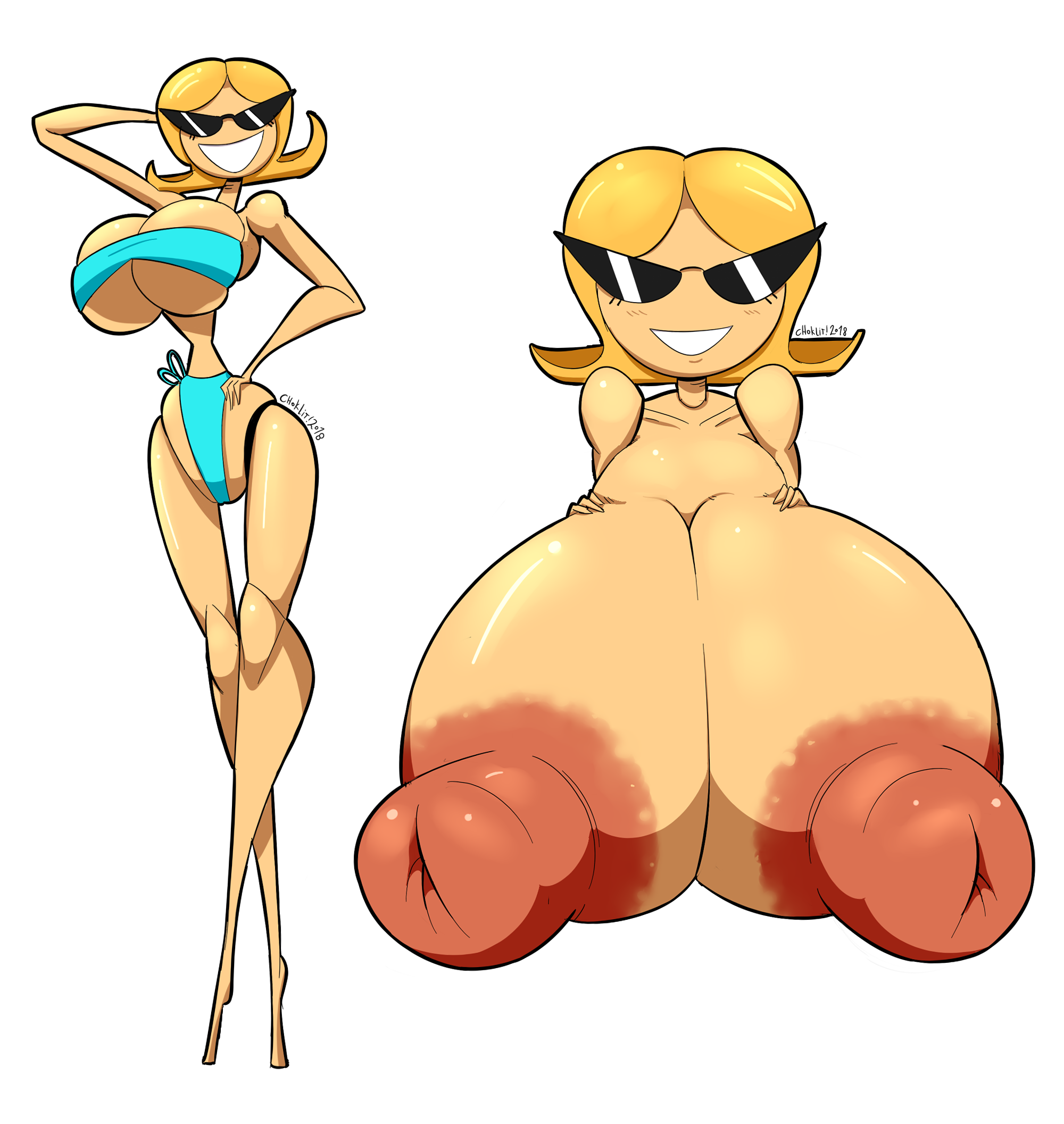 2018, alpha channel, animate inanimate, anthro, armpits, big breasts, big nipples, bikini, blonde hair, breasts, clothing, curvy figure, digital media (artwork), disney, doll, doll joints, erect nipples, eyewear, female, female only, hair, hi res, huge breasts, huge nipples, humanoid, hyper, hyper breasts, knick knack, large breasts, large nipples, living doll, looking at viewer, nipples, nude, pixar, pose, signature, simple background, smile, solo, sunglasses, sunny miami, swimwear, tasteofchoklit, thick nipples, thick thighs, tinted eyewear, top heavy, wide hips