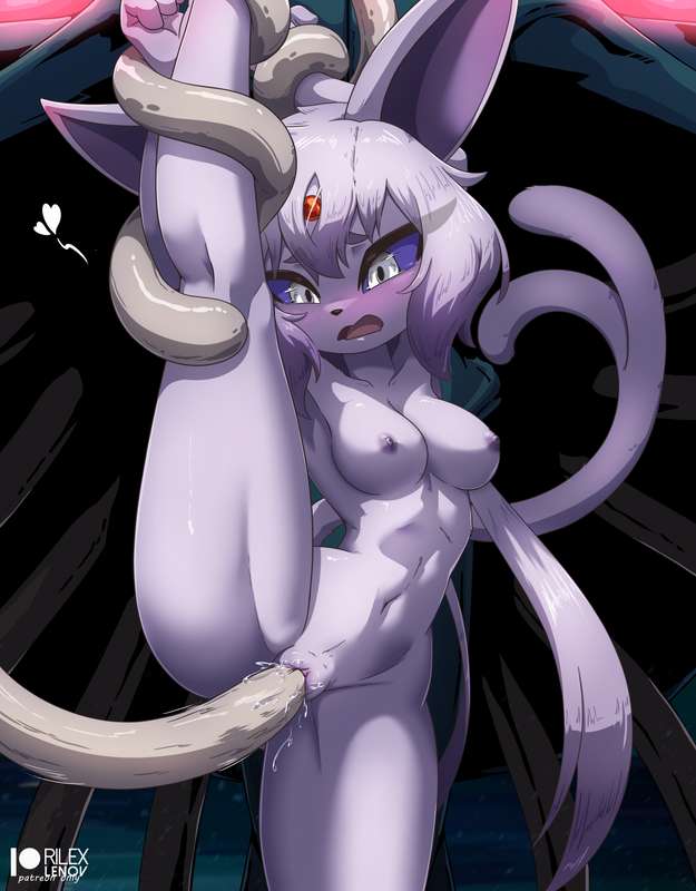 eeveelution espeon pink_fur pokemon pokemon_(species) rilex_lenov tamaki_(rilex_lenov) tentacle_sex tentacruel