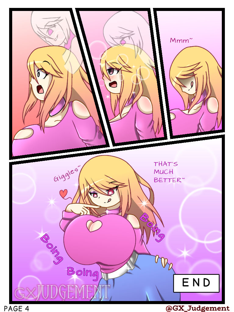 ass, ass expansion, breast expansion, breast growth, breast growth (enlargement), breasts, cleavage, comic, female, female only, ghost, ghost girl, huge ass, huge breasts, original, original character, possession, thegxjudgement, thick thighs