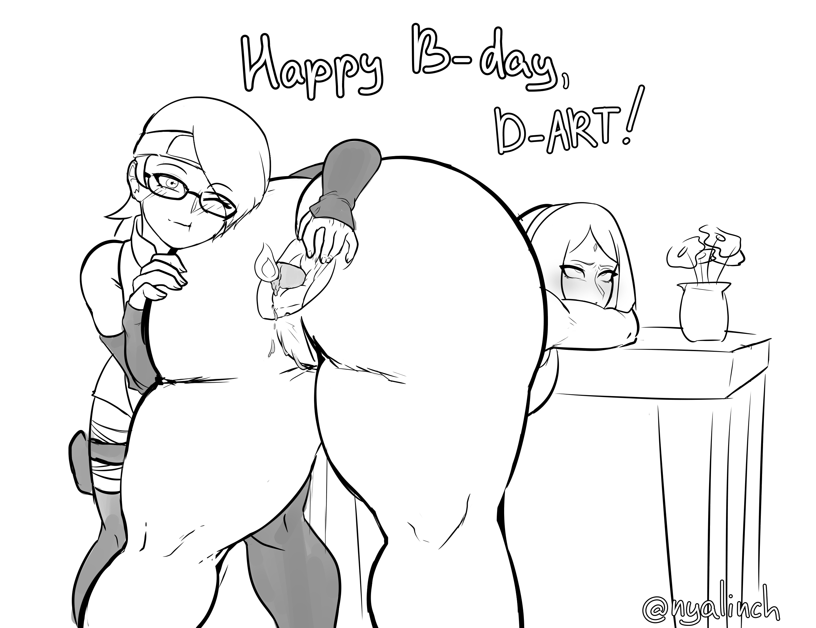 2girls, age difference, anal, anal insertion, anus, ass, big ass, big breasts, black and white, blush, boruto: naruto next generations, breasts, candle, female, female only, glasses, incest, meowlinch, monochrome, mother, mother and daughter, multiple females, multiple girls, naruto, naruto (series), sakura haruno, sarada uchiha, tagme, torn clothes, yuri