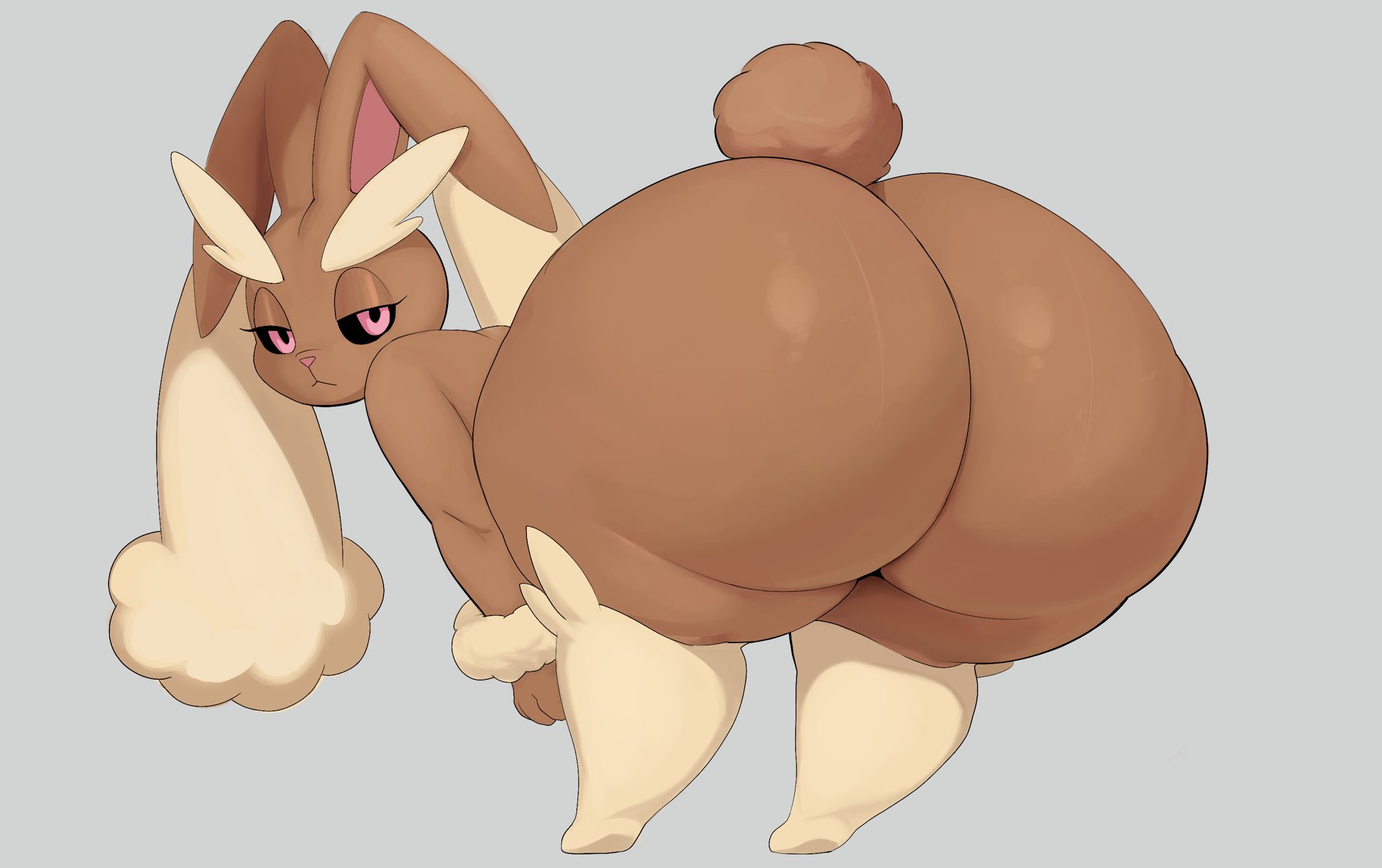 1girls, 2025, ai assisted, ai generated, ass, ass bigger than head, ass focus, ass up, big ass, big butt, big thighs, brown fur, brown skin, bubble butt, bunny, bunny ears, bunny girl, bunny tail, fat ass, fat butt, female, female only, gamefreak, giant ass, giant butt, gigantic ass, gigantic butt, gigantic thighs, huge ass, huge butt, huge thighs, hyper, hyper ass, kytinoes, large ass, large butt, large thighs, looking at viewer, looking back, lopunny, massive butt, massive thighs, nintendo, pink eyes, pokémon (species), pokemon, pokemon (species), psymen, shiny ass, shiny butt, shiny skin, solo, solo female, thick thighs, thighs, wide ass, wide butt