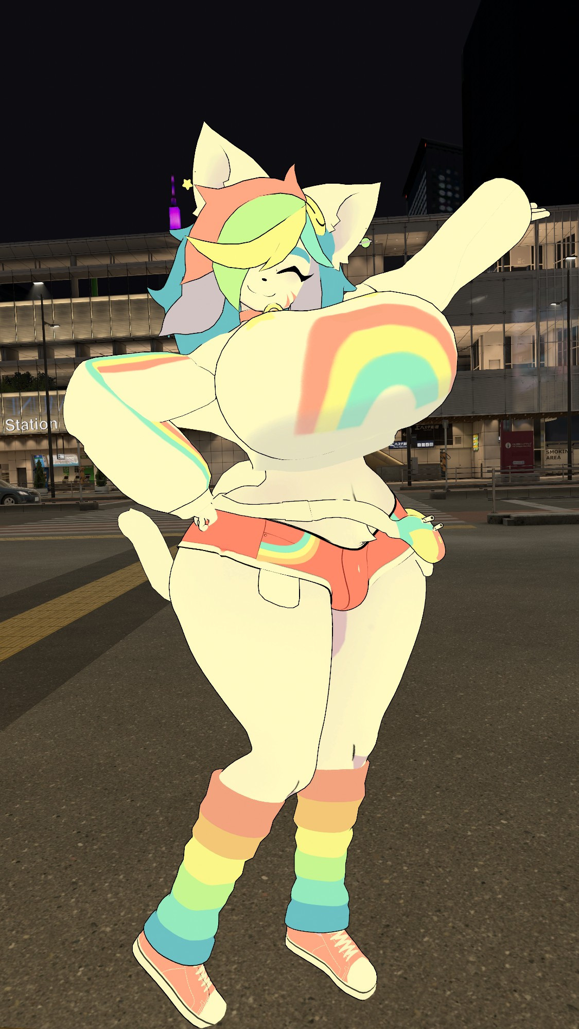 big breasts, breasts, bulge, busty boy, finley (theycallhimcake), huge breasts, tagme, theycallhimcake, thick thighs, wide hips
