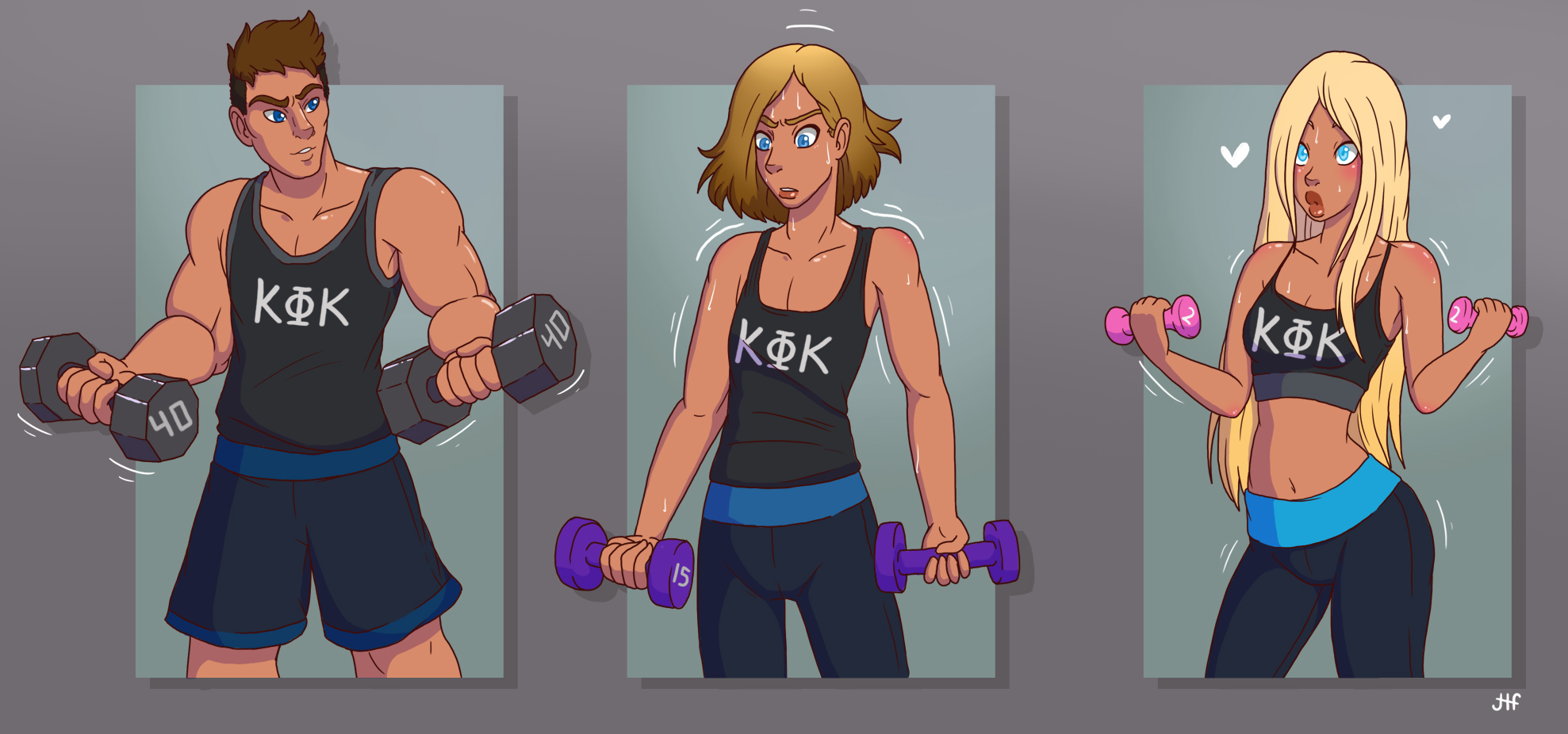 bimbofication, blonde hair, brainwashing, breasts, female, gender transformation, gym, lifting, mtf transformation, small breasts, story at source, transformation, transformation sequence, weightlifting, working out, wrenzephyr2