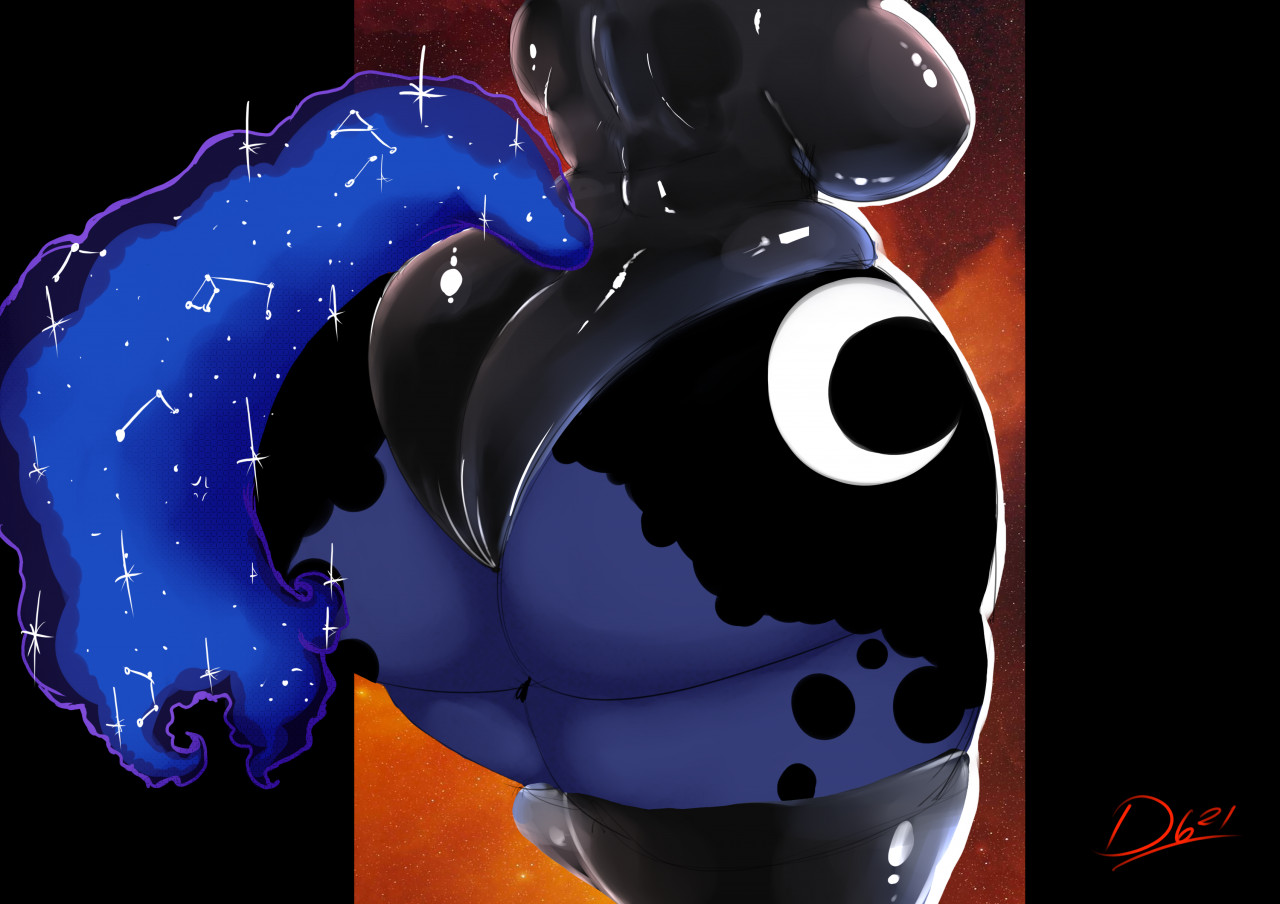 1girls, 2021, anthro, anthrofied, ass, big ass, big breasts, big butt, breasts, clothed, clothing, curvy figure, equid, equine, faceless, faceless anthro, faceless character, faceless female, female, female only, friendship is magic, hasbro, hi res, huge ass, huge butt, latex clothing, legwear, mammal, my little pony, princess luna (mlp), solo, stockings, thelunarmoon, thick thighs, thigh highs, voluptuous, wide hips