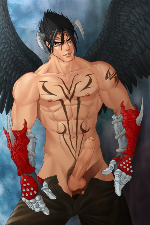 devil_jin male male_only namco penis tekken testicles