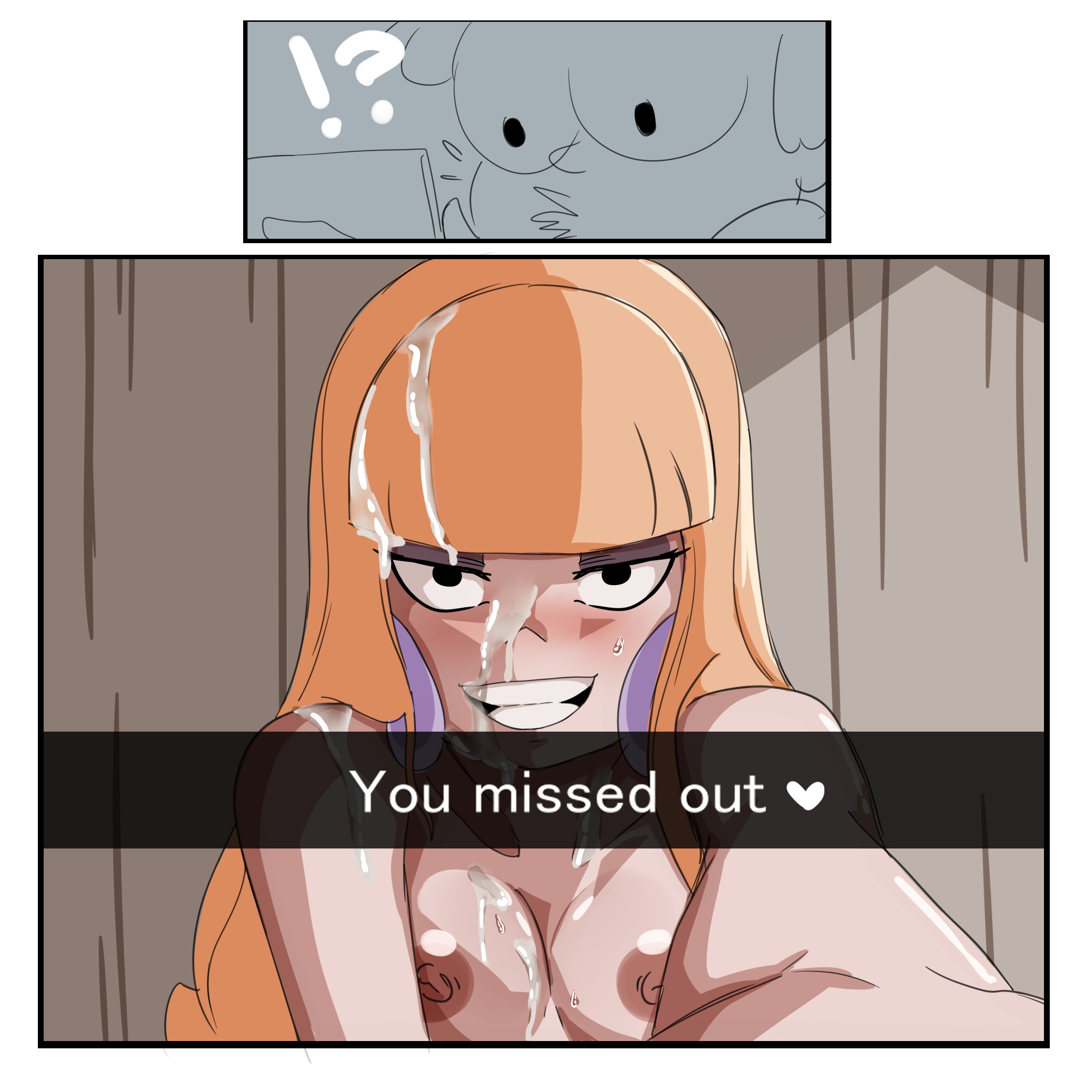 1girls, adult and teenager, after sex, age difference, blonde hair, breasts, bukkake, comic, cuckold, cum, cum everywhere, cum on body, cum on breasts, cum on face, dipper pines, disney, disney channel, female, gravity falls, inuyuru, pacifica northwest, smooth skin, teenager