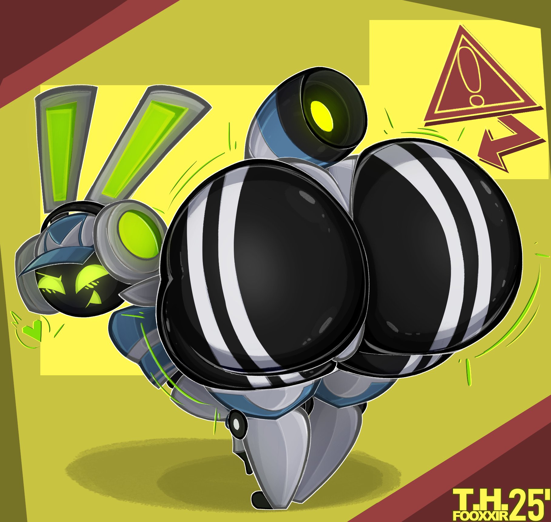 ass, big ass, bunny ears, fat ass, furry, hype ass, hyper, mob face, project turboblast, rabbit ears, robot, robot girl, screen face, tagme, tempo (project turboblast), thfooxxir