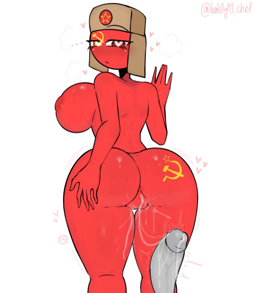 1boy, 1female, 1female1male, 1girls, 1male, 1male1female, among us reference, background, big ass, big breasts, big butt, big nipples, big penis, butt, cock, communism, countryhumans, countryhumans girl, cum, cum in ass, cum in pussy, cum inside, female, heart-shaped pupils, kak0yt0 chel, naked, naked female, nude, penetration, penis, red body, skinny, skinny female, soviet union (countryhumans), ushanka, white