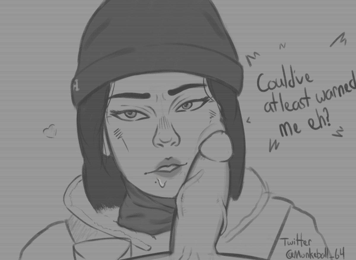 after fellatio, black hair, cum, erection, frost (rainbow six), male, monke ball64, penis, rainbow six, rainbow six siege