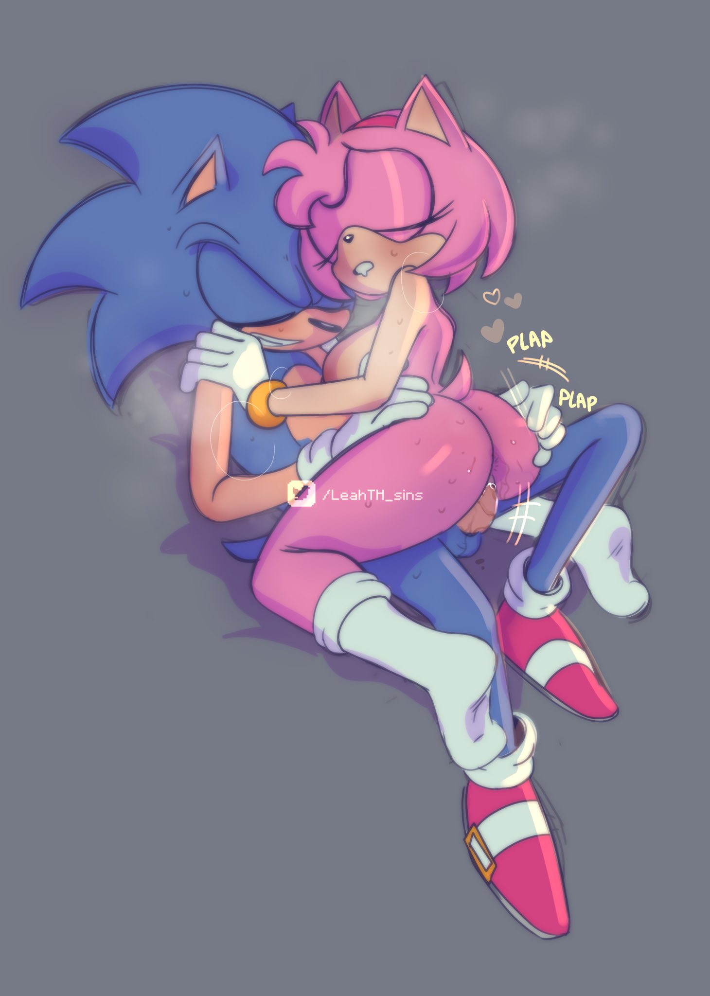 amy rose, female, female penetrated, furry, leahth sins, male, male penetrating, male penetrating female, male/female, socks, sonic (series), sonic the hedgehog, sonic the hedgehog (series), straight, straight sex, vaginal, vaginal insertion, vaginal penetration