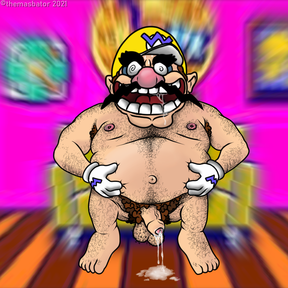 1boy 1male ahe_gao ahegao balls belly belly_grab big_balls big_belly boner cap cum cum_on_floor cumshot erection fat fat_man foreskin glans hairy hairy_anus hairy_armpits hairy_arms hairy_ass hairy_balls hairy_chest hairy_legs hairy_male half-erect hat huge_balls huge_belly male male_only mario_(series) meme moustache nude open_mouth overweight overweight_male partially_retracted_foreskin solo solo_male sperm themasbator ugly_bastard ugly_man uncut wario wario_(series) wario_land