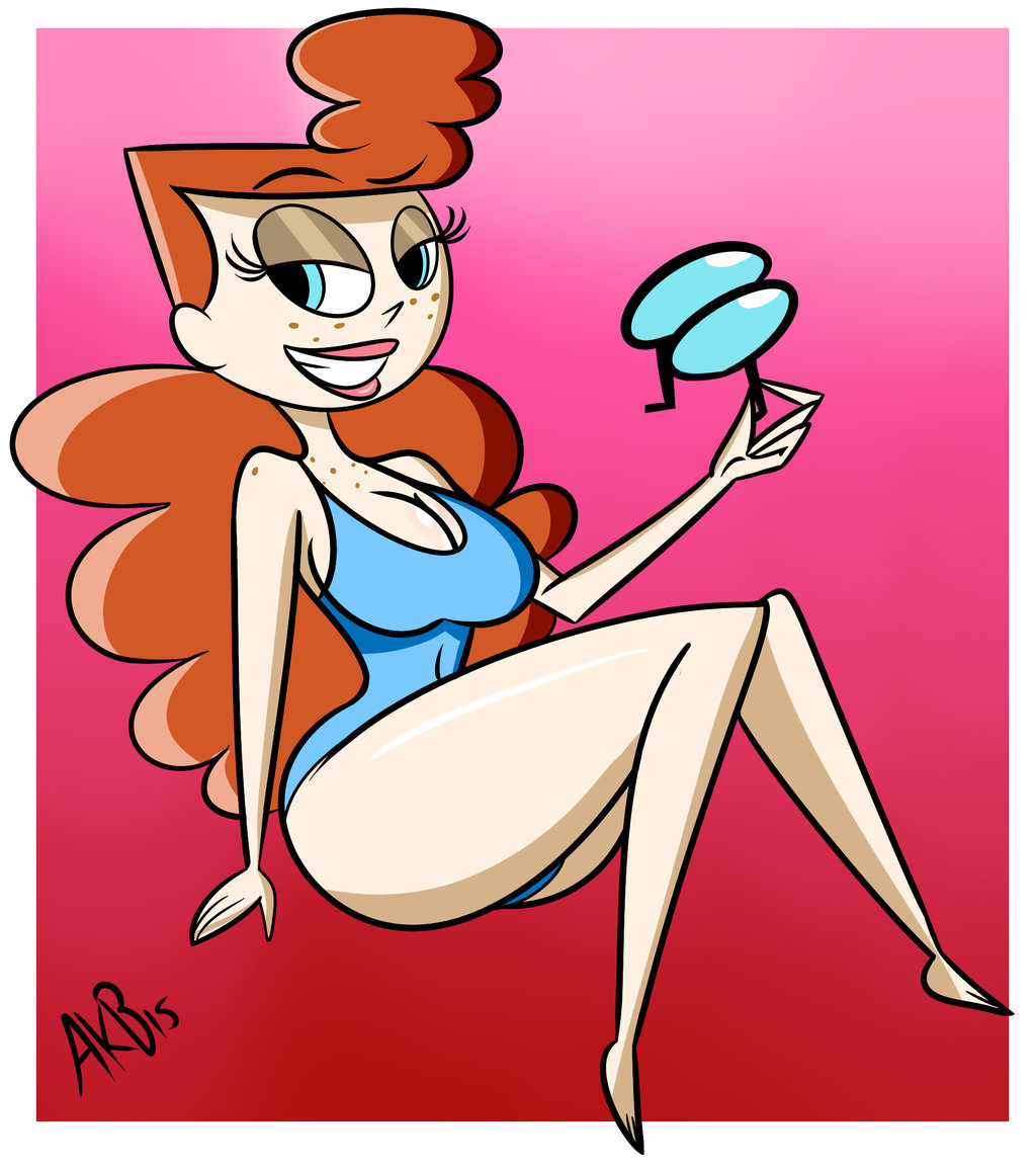 1girls atomickingboo bedroom_eyes cartoon_network eyewear_removed herfeffine_heferfefer looking_at_viewer one_piece_swimsuit solo sunglasses sunglasses_removed swimsuit the_grim_adventures_of_billy_and_mandy