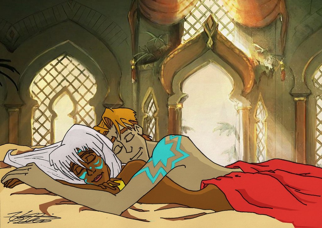 atlantis:_the_lost_empire bintavivi cuddle cuddling dark-skinned_female dark_skin disney female human interracial kida male milo_thatch snuggle snuggles straight wholesome