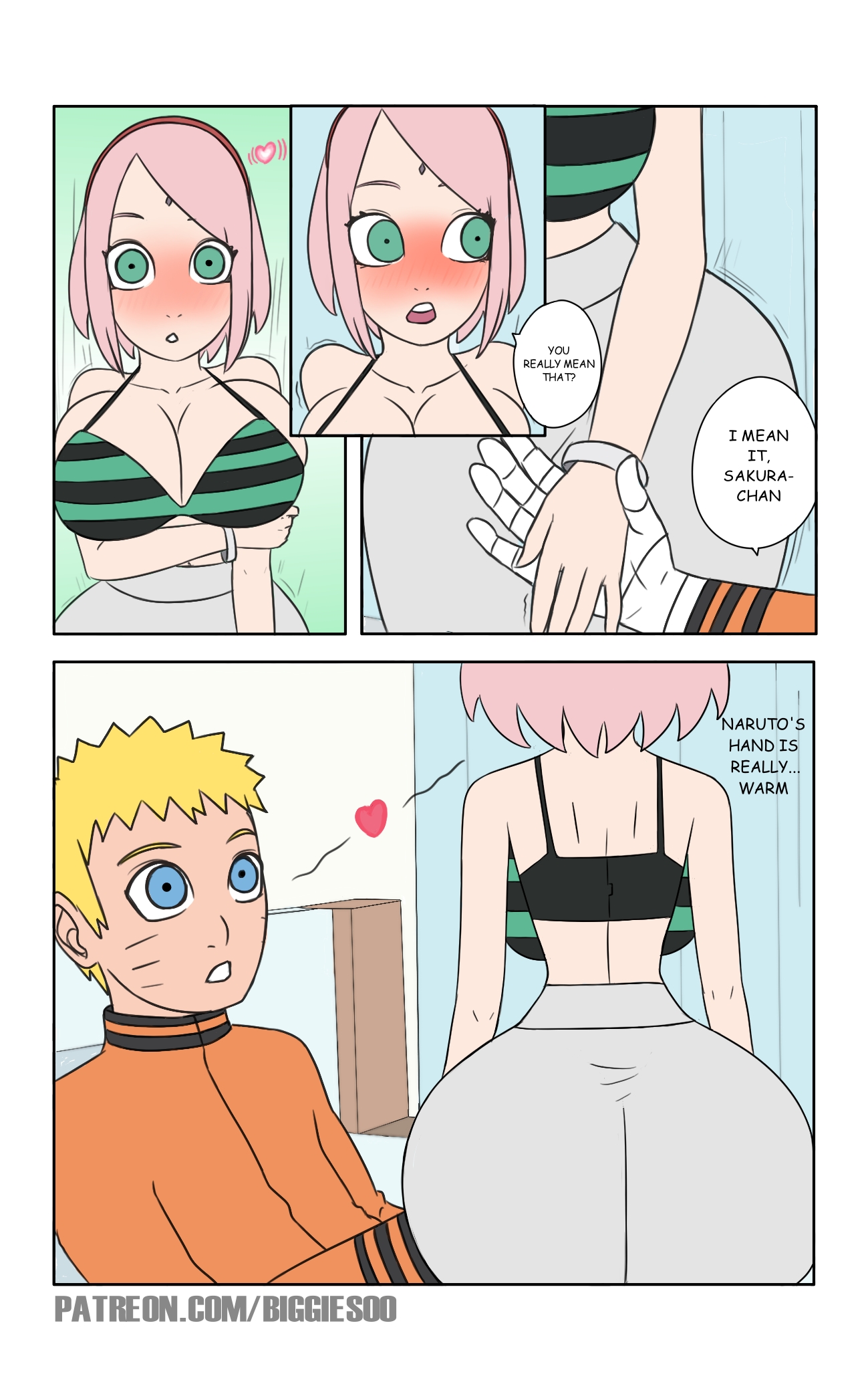 biggies00, boruto: naruto next generations, comic, dialogue, female, haruno sakura, naruto, naruto (series), sakura haruno, story, text, thin arms, thin waist, uchiha sakura, uzumaki naruto, wide hips