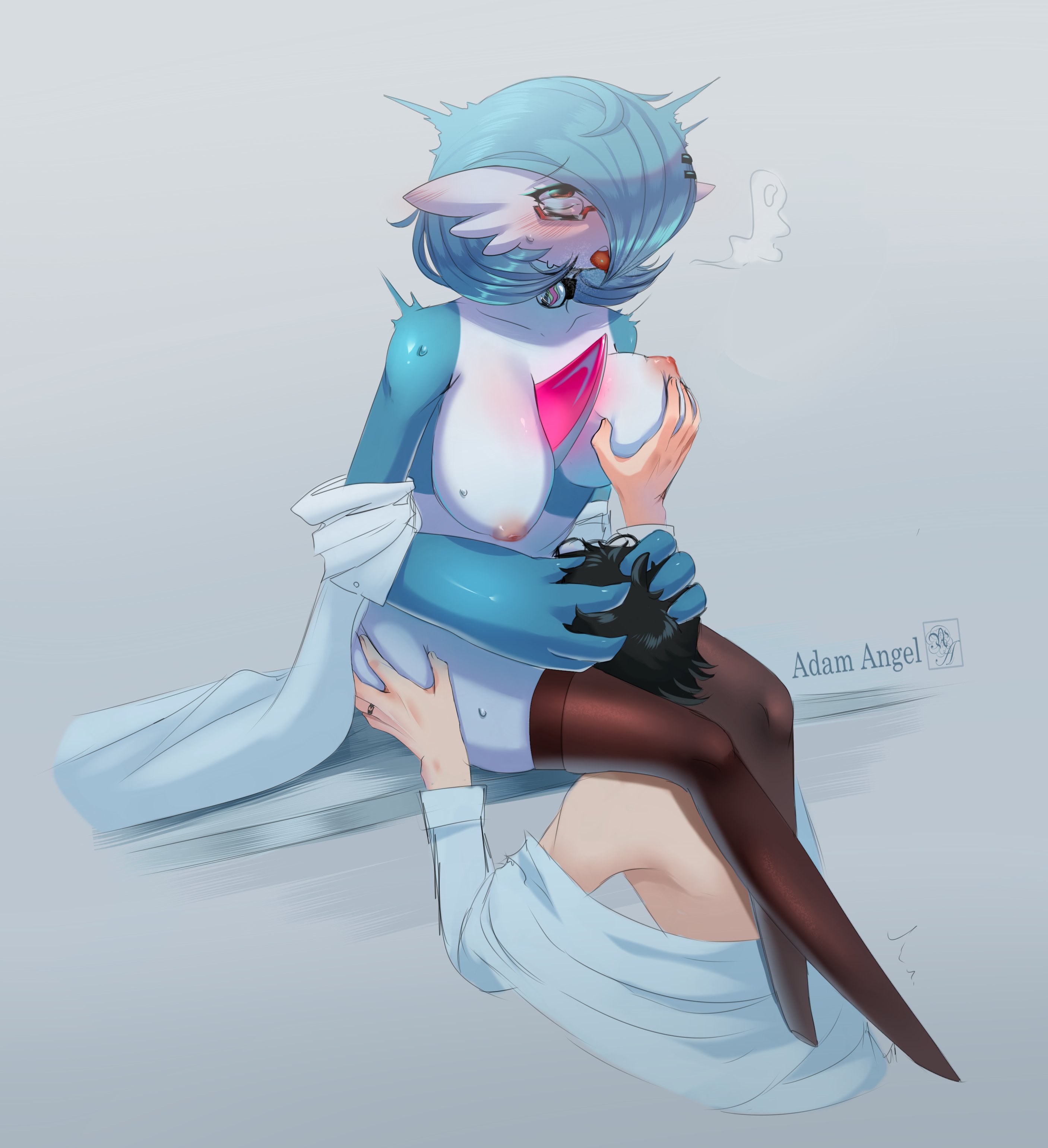 anthro, dr. voir, forced cunnilingus, forced oral, gardevoir, human on pokemon, nanosheep, pokémon (species), pokemon, pokemon (species)