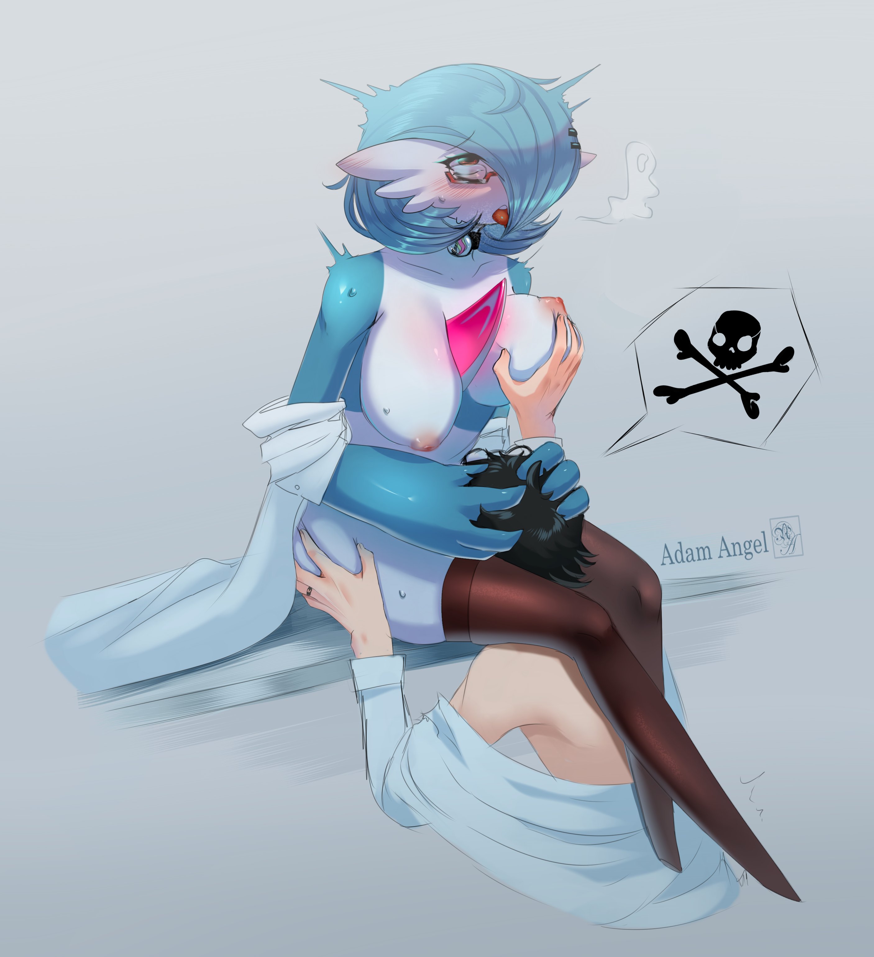 adam angel, adamange1, anthro, dr. voir, female, femdom, forced cunnilingus, forced oral, gardevoir, human on pokemon, implied oral, nanosheep, pokémon (species), pokemon, pokemon (species)