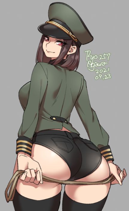 1girls, ass, big ass, breasts, female, female only, ryo agawa, solo, thick thighs, wide hips