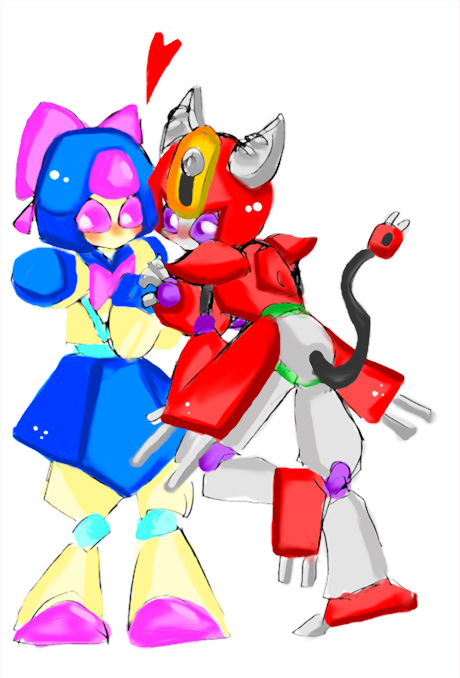 brass medarot peppercat robot robot_girl tagme