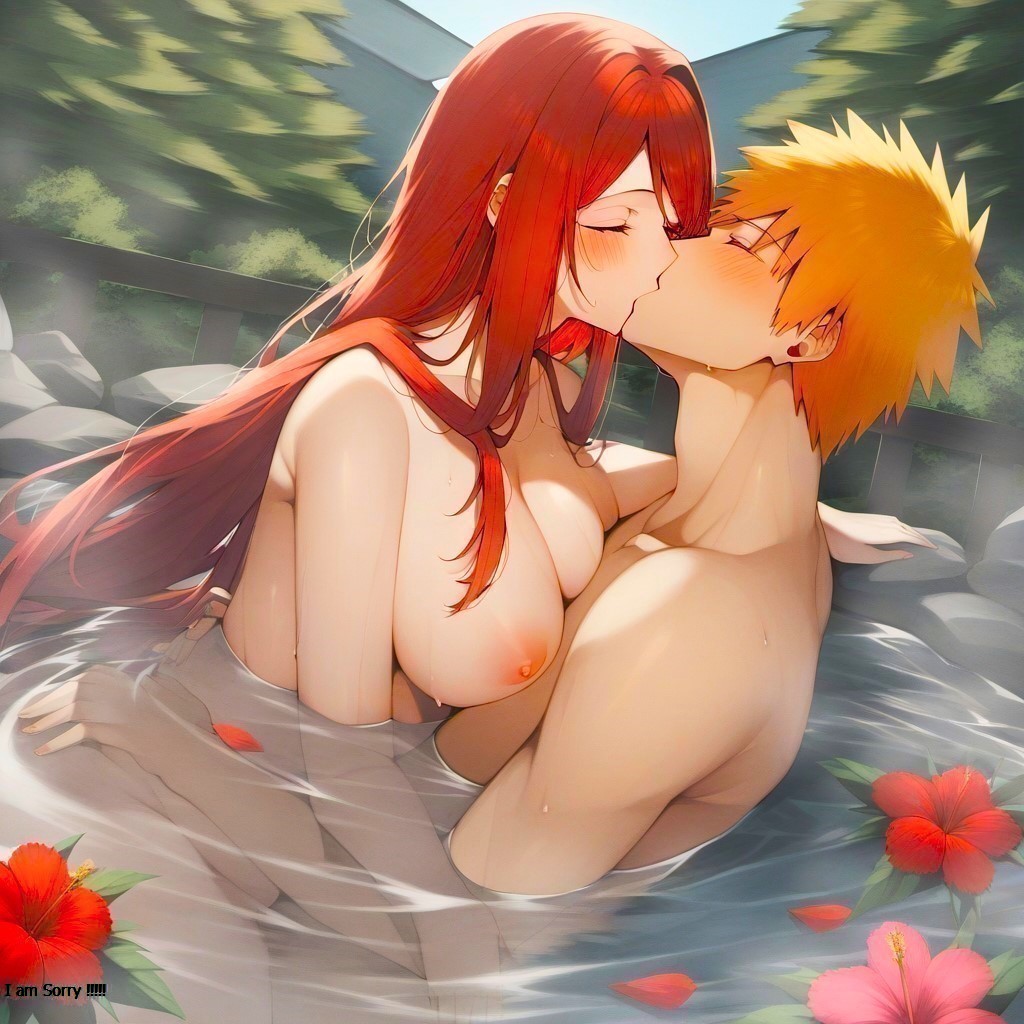 age_difference ai_generated bleach blush blushing breast_press busty crossover dreson embracing fanart ginger hands_on_waist high_school_student ichigo_kurosaki kissing kunoichi kushina_uzumaki love lovely making_out mother naked naruto_shippuden novelai nude_female nude_male older_woman_and_younger_boy onsen orange_hair partially_submerged red_hair romantic_sex sex sexy shinigami upper_body young younger_male