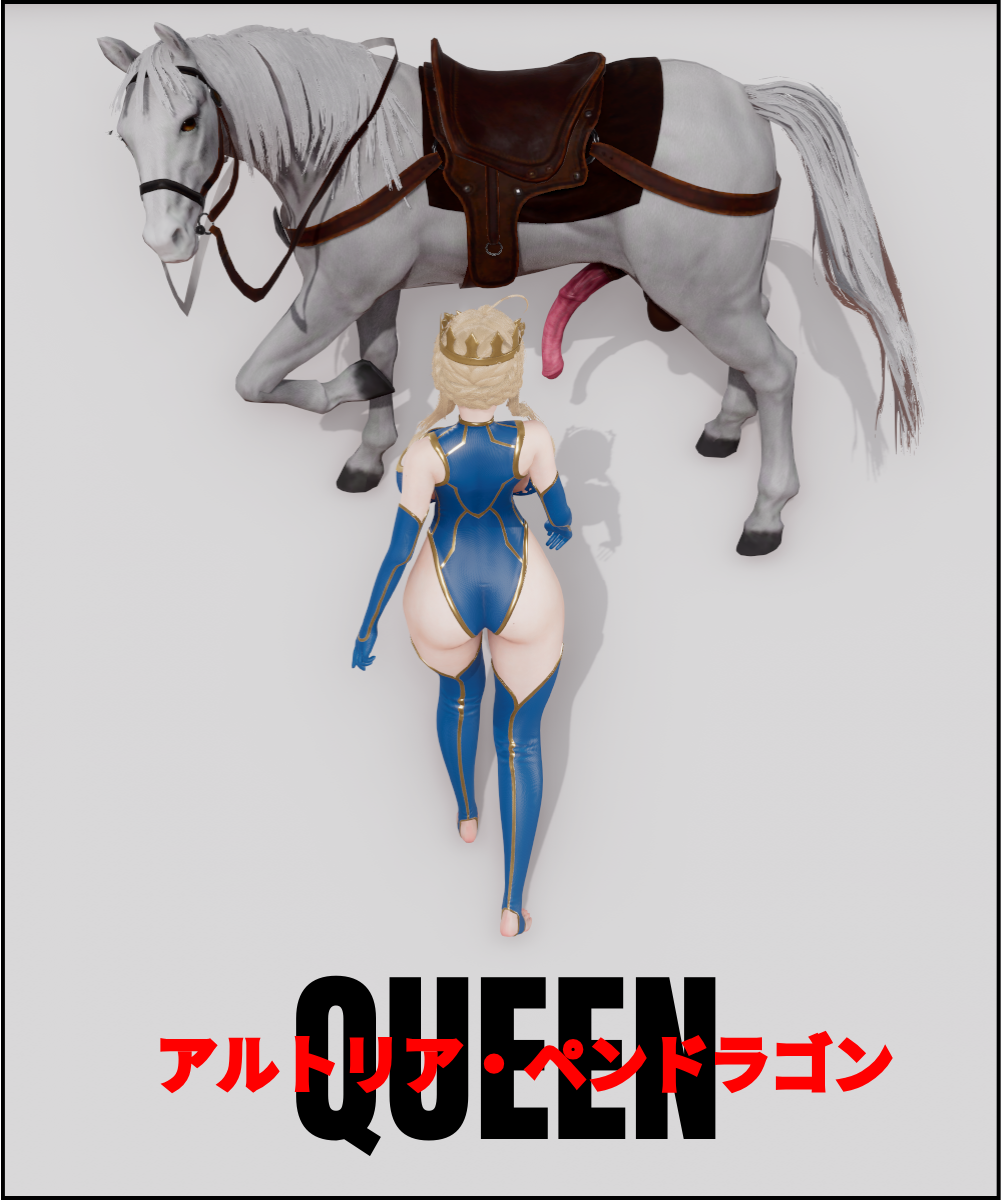 1animal 1girls 3d animal_genitalia artoria_pendragon_(fate) artoria_pendragon_(lancer) ass big_breasts big_penis blonde_female blonde_hair blonde_hair_female equine equine_genitalia equine_penis fate/grand_order fate_(series) female honey_select_2 horse horse_penis horsecock huge_cock penis stirrup_legwear thick_thighs viktorkrev walking zoophilia