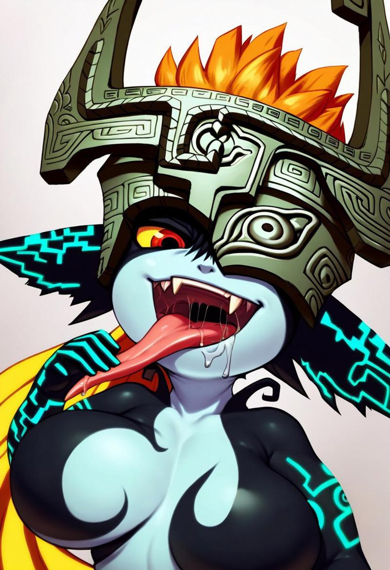 ai_generated female huge_breasts imp imp_midna midna mouth_open nude shortstack solo the_legend_of_zelda the_legend_of_zelda:_twilight_princess tongue tongue_out verynormalguy