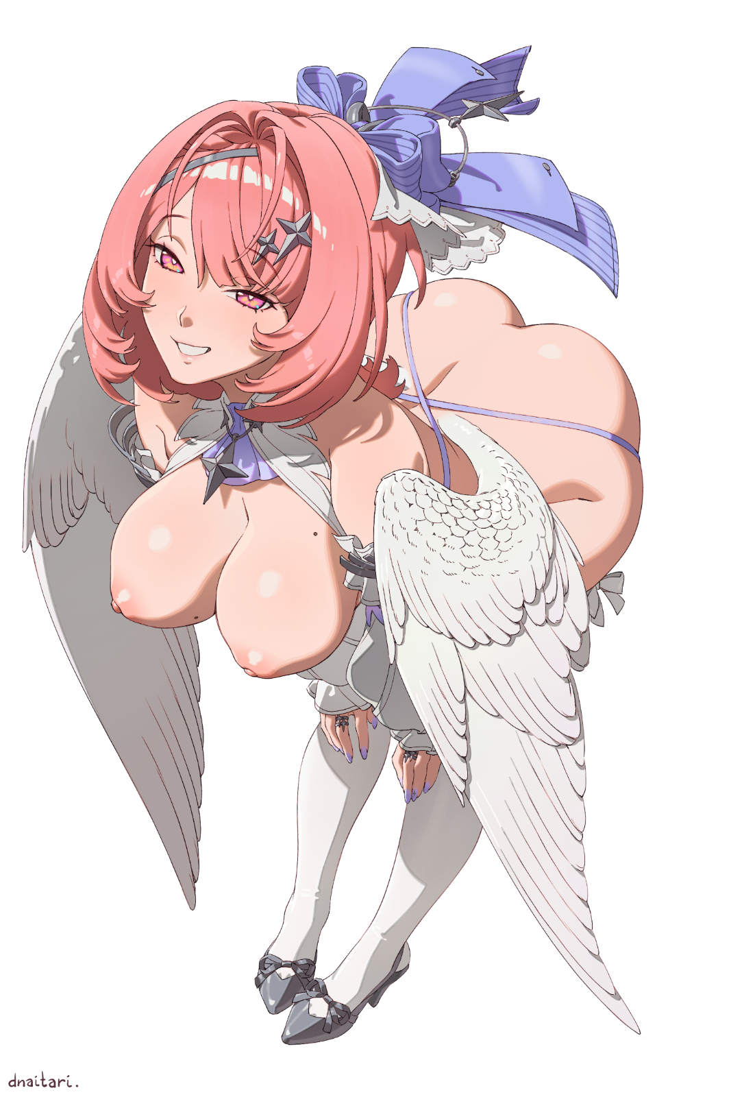 1girls, dnaitari, female, female only, hoyoverse, light skin, light-skinned female, mihoyo, mihoyo technology (shanghai) co. ltd., pink hair, remielle dan, zenless zone zero