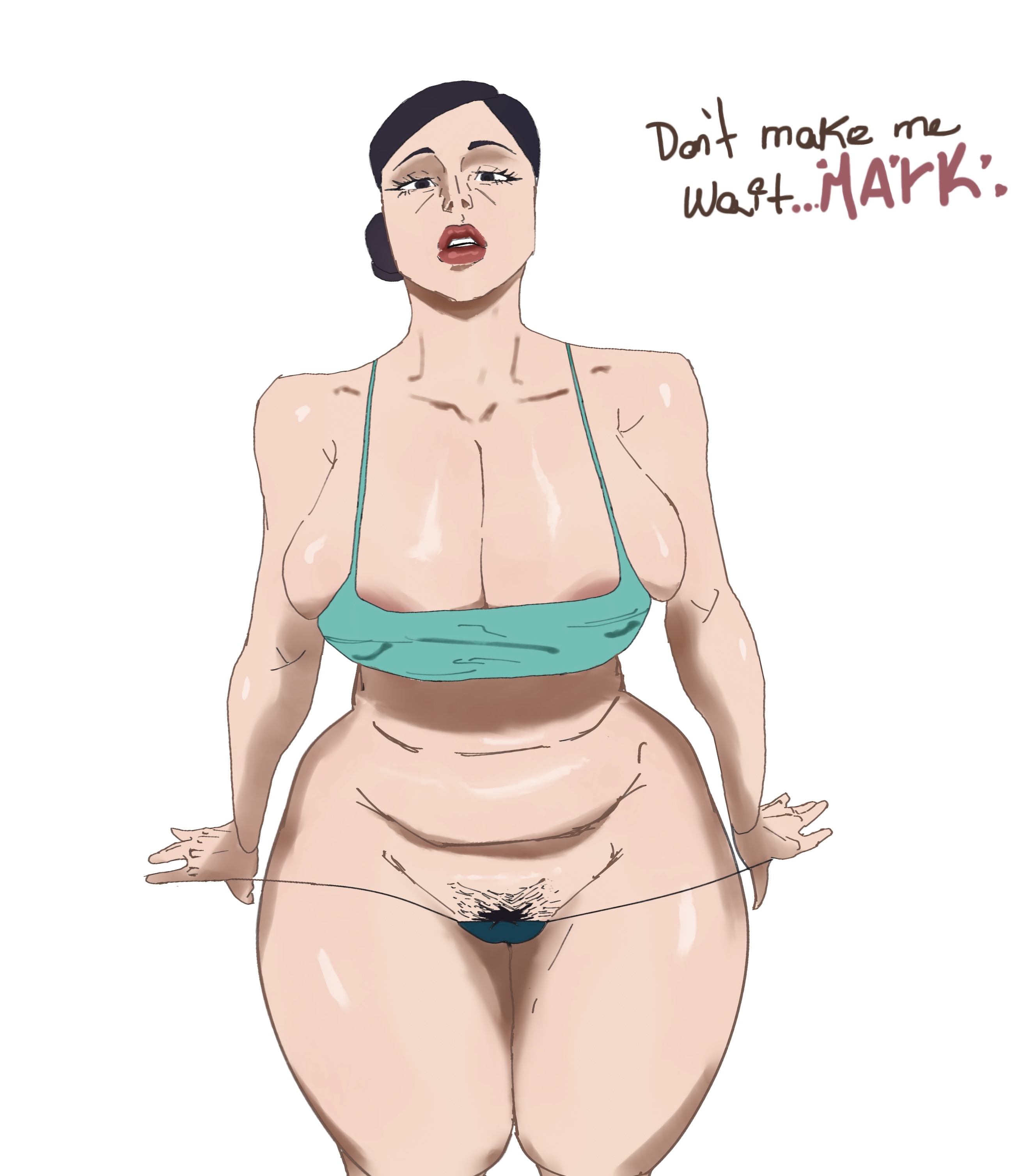 chubby, curvy, dark hair, debbie grayson, deborah grayson, deep cleavage, hairy pussy, huge ass, huge breasts, incest, incestuous fantasy, invincible, milf, mother and son, tank top, thick thighs, thong, voluptuous, wide hips