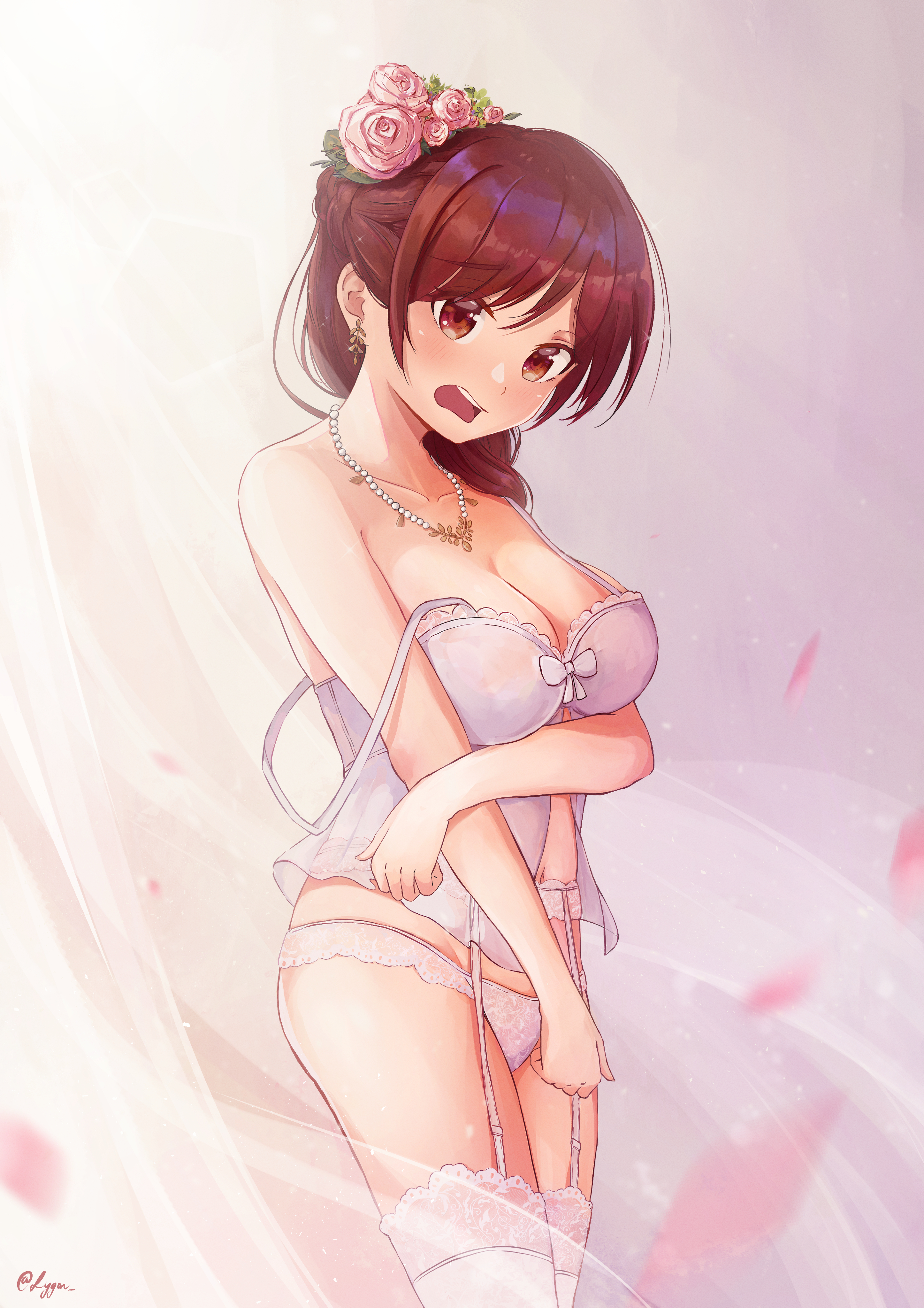 brown hair, female, high resolution, kanojo okarishimasu, large filesize, long hair, mizuhara chizuru, pixiv id 40282935, solo, very high resolution