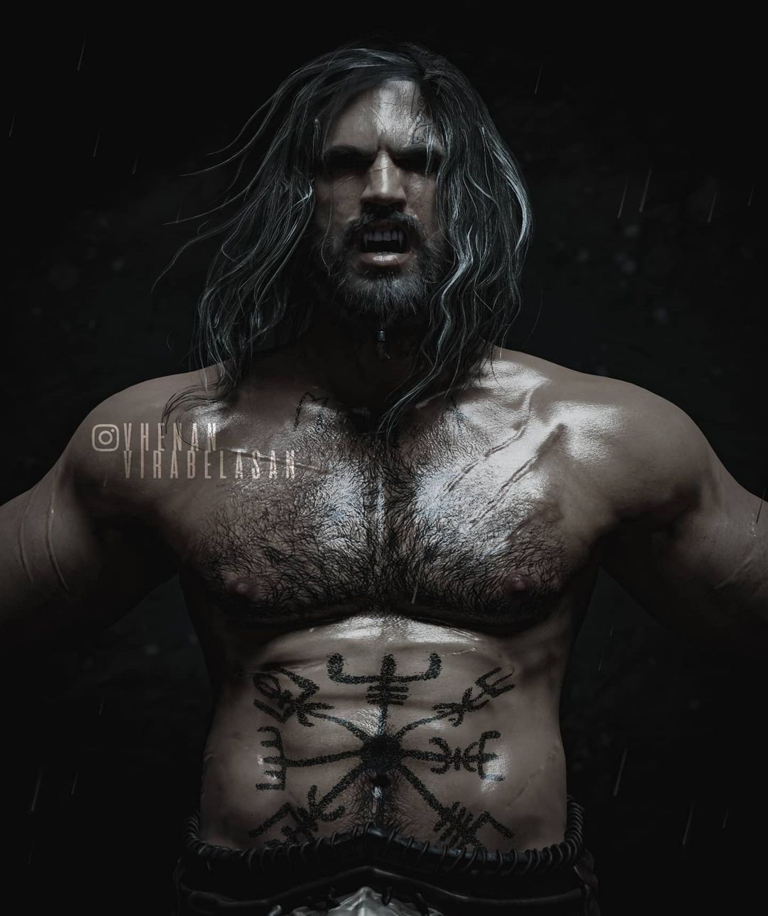 3d hairy_chest karl_heisenberg resident_evil resident_evil_8:_village tattoo tattoos vhenan_virabelasan