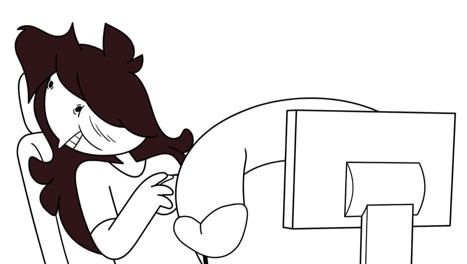 big_penis cock_slap computer computer_monitor disfigured humor jaiden jaiden_animations jaidenanimations penis penis_popping_out_of_computer scarecorrode screencap screenshot screenshot_edit tagme white_background youtube youtuber