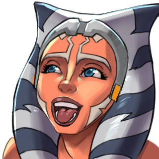 1girls 2021 ahsoka_tano alien alien_girl alpha_channel blue_eyes clone_wars discord_sticker eyelashes facial_markings female female_only for_sticker_use forehead_protector hardmodenrg humanoid implied_nudity lucasfilm open_mouth open_smile orange_skin png portrait smile solo star_wars sticker_template tentacle_hair the_clone_wars:_season_seven togruta tongue tongue_out transparent_background transparent_png