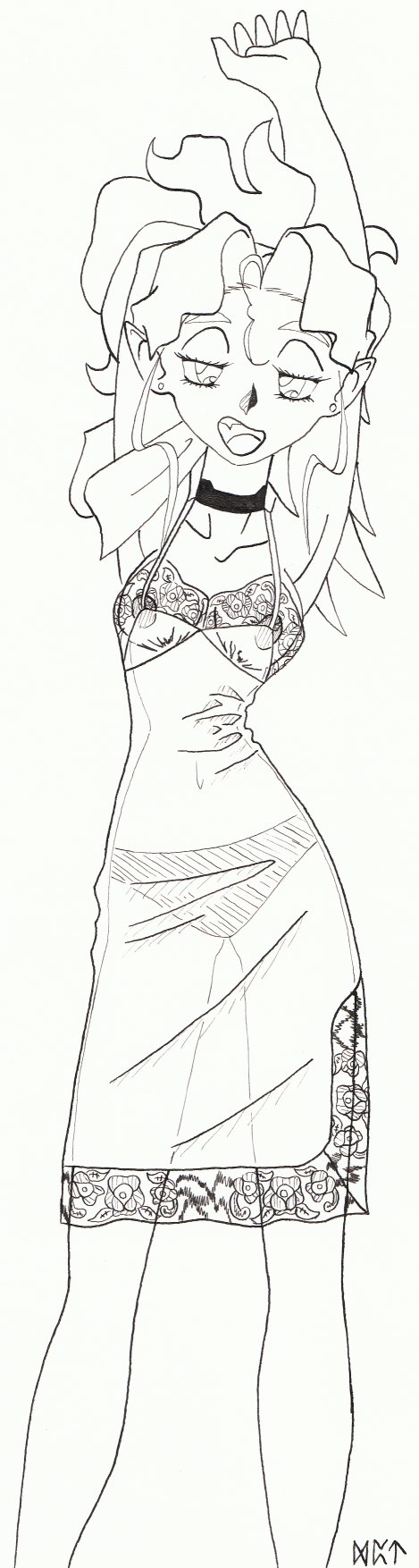 1girls breasts female female_only long_hair mihoshi_kuramitsu ratofblades solo tagme tenchi_muyo!