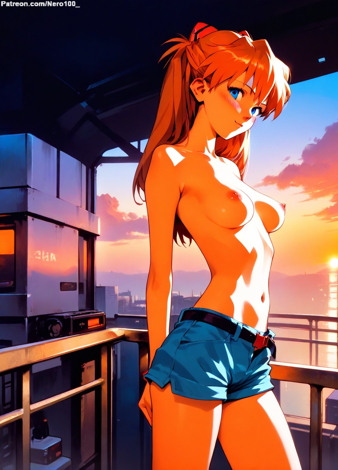 1girls, 2d, ai generated, areolae, armpit, asuka langley sohryu, bare arms, big breasts, blue eyes, breasts, chest, completely naked, completely nude, completely nude female, curvy, curvy figure, cute, cute face, detailed, eyelashes, eyeshadow, female, female only, fit, fit female, focus, hair, high quality, large breasts, legs, light skin, light-skinned female, lips, lipstick, long hair, looking at viewer, makeup, mascara, naked, neon genesis evangelion, nipples, nude, nude female, orange hair, pale skin, pale-skinned female, perky breasts, petite, petite body, petite female, posing, pussy, seductive, seductive look, skinny, skinny female, stable diffusion, tagme, teenager, thighs, thin waist, twintails, vagina, young female