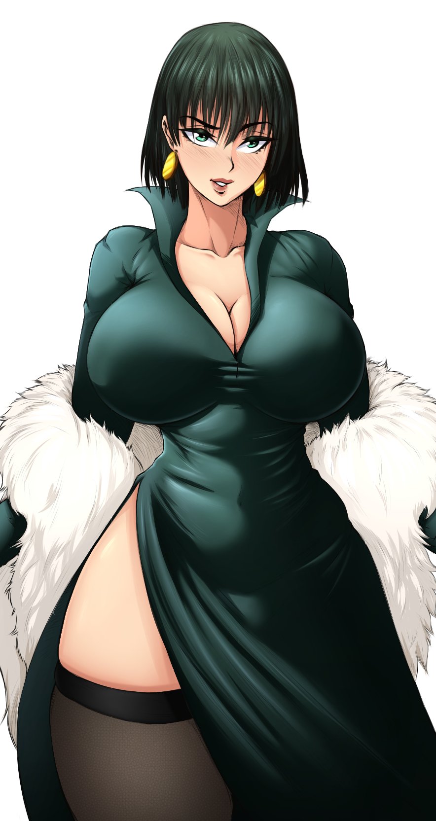 1girls, big breasts, breasts, cleavage, female, female only, fubuki (one-punch man), large breasts, one-punch man, solo, vicsenpai