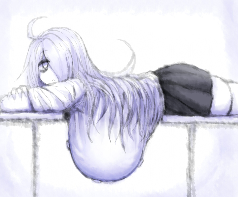 2b213, big breasts, breasts, female, hanging breasts, mei (2b213), tagme, white background